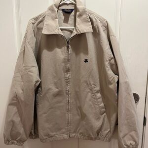 Brooks Brothers 100% Cotton Barracuda Jacket Khaki Size XL